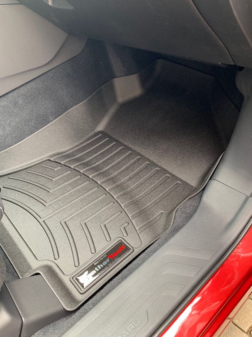 WeatherTech floor mats available immediately? Page 10 Subaru